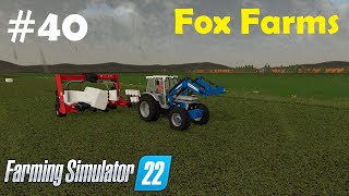 LS22 Fox Farms 40 Silageballen wickeln und Felder düngen  Farming Simulator 22 [upl. by Chrissie702]