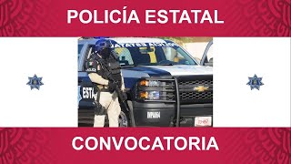 Convocatoria y Reclutamiento Para Policía Estatal 2021  2022 Beneficios y Requisitos [upl. by Natalee]