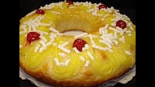 RECETA MUY FÁCIL PARA PREPARAR ROSCA DE PASCUA [upl. by Ecadnac107]