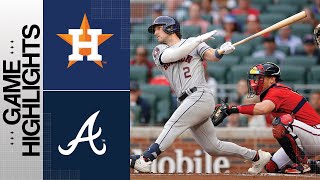 Astros vs Braves Game Highlights 42123  MLB Highlights [upl. by Tnecnev]