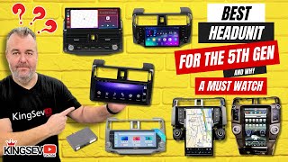 THE Best 5th Gen 4Runner Headunit Radio Upgrade [upl. by Etsirk12]