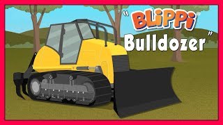 Blippi Explores a Bulldozer  Blippi Full Episodes  Educational Videos for Kids [upl. by Bonnice]