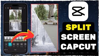 Create Split Screen In CapCut iOS amp Android [upl. by Nydnarb]