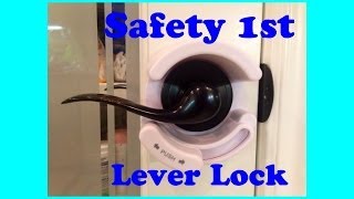 Safety 1st Lever Door Lock Review valuable tips given [upl. by Enirac]