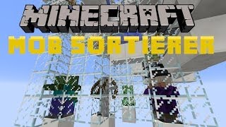 Minecraft 18 Tutorial  Vollautomatisches Hostile Mob SortierSystem 95 genau ᴴᴰ [upl. by Rafaela]