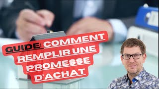 Guide pour Comprendre La Promesse dAchat au Québec 📝  Étapes Essentielles Expliquées [upl. by Yssenhguahs67]