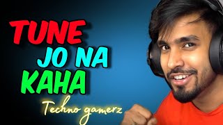 UJJWAL CHAURASIA TUNE JO NA KAHA  TECHNO GAMERZ AI SONG  MUSIC BY SAGAR [upl. by Chrissa354]