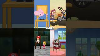 Chair fail 🤣🤣🤣 animation memes funny mario talkingtom short peppapig shorts [upl. by Adnaloy]