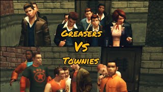 Bully AE  Greasers vs Townies Freeroam Health BandWars [upl. by Dodie]