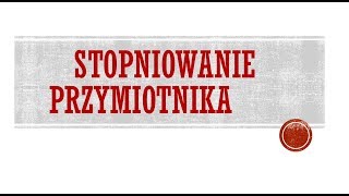 Stopniowanie przymiotnika niemieckiego [upl. by Eniala]