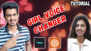 GIRL VOICE TUTORIAL IN HINDI  VOICE CHANGING SOFTWAREAPP  EASY [upl. by Levitus]