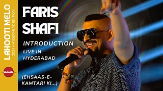 Introduction  ​Faris Shafis Powerful Rap Resonates at Lahooti Melo 2024 in Hyderabad [upl. by Vogel]