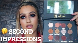 SoSu HOT FIRE Palette  Second Impressions  KeilidhMua [upl. by Dnumde]