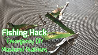 Fishing Hack  10  DIY Emergency Mackerel Feathers  Lures [upl. by Catrina]