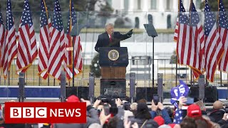 Capitol riots How a Trump rally turned deadly  BBC News [upl. by Tanner]