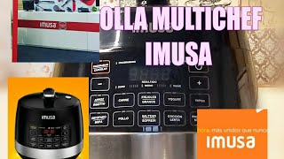 IMUSA OLLA MULTICHEF unboxing imusa recetas cocina [upl. by Jahn]