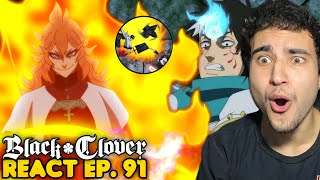 MEREOLEONA VS RAIA QUE MULHER BRABA React Black Clover EP 91 [upl. by Alarice78]