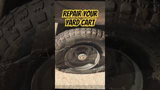 Replace Your Yard Cart Wheels Easily [upl. by Ute]