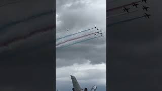 Red Arrows display team performance ✈️ [upl. by Akinom]