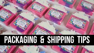 My ENTIRE Process  Packaging Labeling amp Shipping  Royalty Soaps [upl. by Ylrehs]