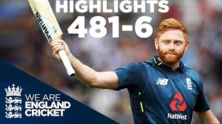 England Smash World Record 4816  England v Australia 3rd ODI 2018  Highlights [upl. by Hakeber]