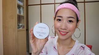 『試用』Dior氣墊粉餅 l Dior Cushion Foundation First Impression [upl. by Kentigera]