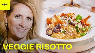 🧀🌟 Feestelijke veggie Risotto met pompoen mascarpone en bospaddenstoelen  Sofie Dumont [upl. by Barsky]