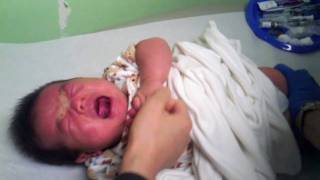 Newborn baby 2 month vaccination [upl. by Derej]