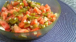 salade traditionnelle marocaine  Moroccan Salad  سلطة مغربية تقليدية [upl. by Matusow]