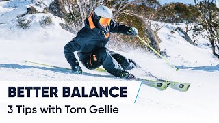 HOW TO SKI STEEPER SLOPES  3 Tips For Better Balance [upl. by Anilave]