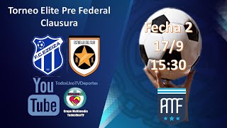 No pudo ser transmitido FC Ezeiza vs Estrella del Sur – Fecha 2 – Torneo Elite Pre Federal AMF [upl. by Nirehtak]