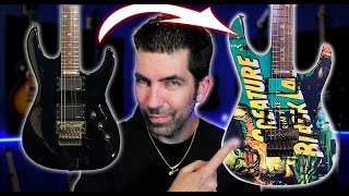 Making a MONSTER Tips to vinyl wrap your Guitar [upl. by Scotty]