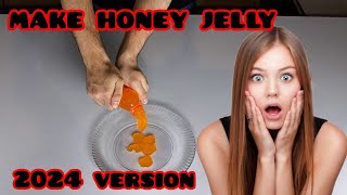 ASMR HONEY JELLY RECIPE  EATING SOUNDS 꿀젤리 먹방 Abbey ASMR 먹방 핫 아이템 꿀젤리 만들기 SUPER EASY RECIPE [upl. by Solracsiul276]