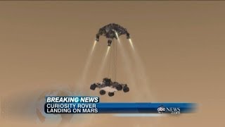 NASA Mars Rover Landing Curiosity Believed to Have Landed Successfully [upl. by Tiebout]