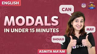 Modals In Under 15 Minutes  BYJUS [upl. by Eelsha]