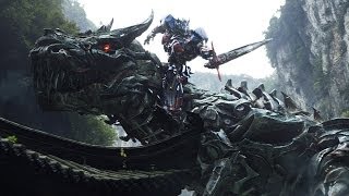 Transformers Age of Extinction  Optimus Prime vs Galvatron and Lockdown Scene 1080pHD VO [upl. by Annet]