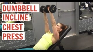 Dumbbell Incline Chest Press [upl. by Stefanac]