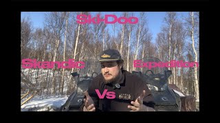 2023 SkiDoo Skandic vs Expedition [upl. by Kemme]