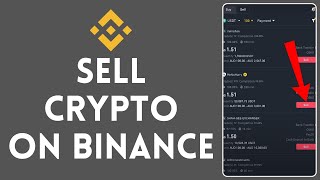 How to Sell Crypto on Binance 2024  Binance Tutorial [upl. by Finegan]