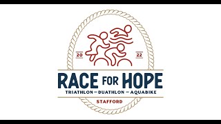 Stafford Race for HOPE Triathlon Duathlon amp Aquabike Finish Line Sunday June 11 2023 [upl. by Ariam964]