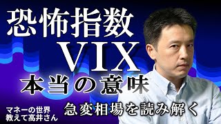 株価急落のサイン 恐怖指数VIXの本当の意味 オプションの基礎から完全解説 マネーの世界 教えて高井さん【日経まねび】 [upl. by Jeramie120]