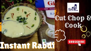 Gits Instant Rabdi Mix  Instant Rabdi Recipe  Cut Chop and Cook [upl. by Kcirdec]