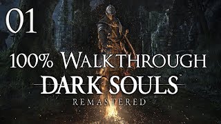 Dark Souls Remastered  Walkthrough Part 1 Firelink Shrine [upl. by Anilas]