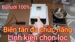 ⛔️ Chỉ 9500000 sở hữu Biến tần Hybrid 55kw Techfine chạy đa chức năng  Shop Solar [upl. by Neibart]