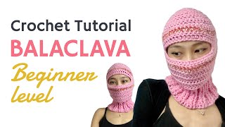 Crochet Balaclava Ski Mask Tutorial  Easy amp Indepth for Beginners [upl. by Richarda]