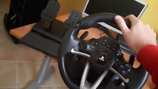 UNBOXING IL MIO NUOVO VOLANTE PS4PRIME IMPRESSIONI HORI RWA [upl. by Oenire]