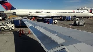 Remarkable Delta Air Lines MD90 Landing in Atlanta [upl. by Nagle]