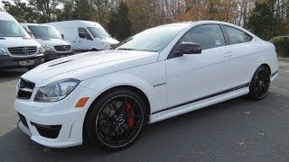 2014 MercedesBenz C63 AMG Coupe Edition 507 Start Up Exhaust and In Depth Review [upl. by Matthias263]