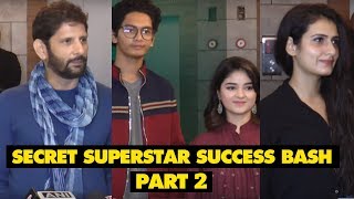 UNCUTKiran Rao Sanya Malhotra Fatima Sana Sheikh at the Secret Superstar Success Bash Part2 [upl. by Nairbo366]