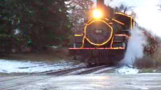 Huckleberry Railroad 464 Crossing one [upl. by Chae677]